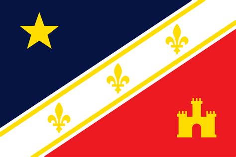 Flag for the Dominion of Louisiane - If France somehow regained ...