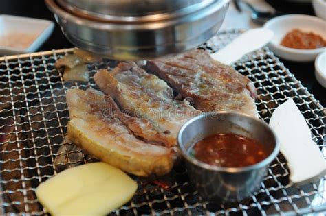 Pork, Jeju Island Black Pig Stock Photo - Image of grill, samgyeopsal ...