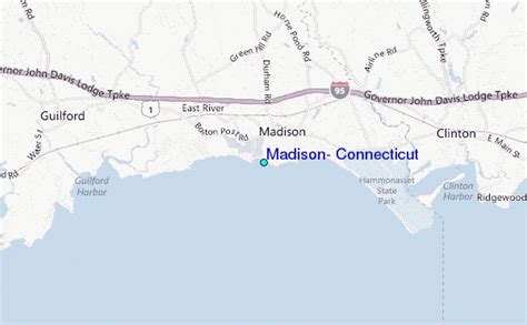 Madison, Connecticut Tide Station Location Guide