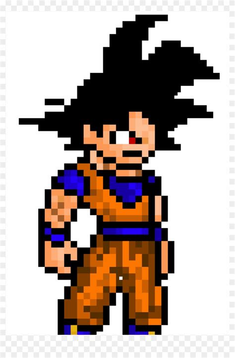 Dragon Ball Pixel Art Goku