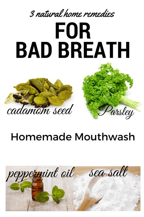 3 Natural Home Remedies For Bad Breath – Good Morning Breath