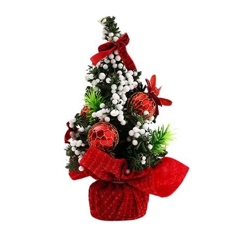 Christmas Tree 20cm New Year Table Decoration Ornaments Merry Christmas Decorations For Home ...