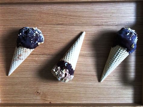 Ferrero Rocher Ice Cream Cones - thelittleloaf