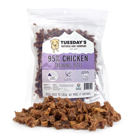 Tuesday's Natural Dog Company 95% Chicken Tra... | BaxterBoo