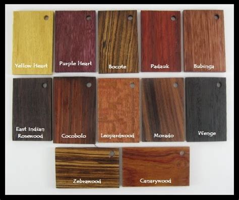 perfectlybuilt: Exotic Wood Samples