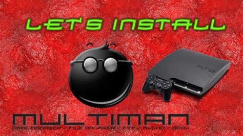 Installing and Overview of MultiMAN On PS3 - YouTube