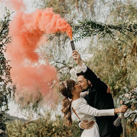 15 Smoke Bomb Inspired Wedding Ideas! | Wedding Journal