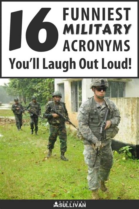 The 16 Funniest Military Acronyms: You’ll Laugh Out Loud!