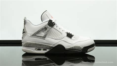 White Cement Air Jordan 4 OG Restock - Sneaker Bar Detroit