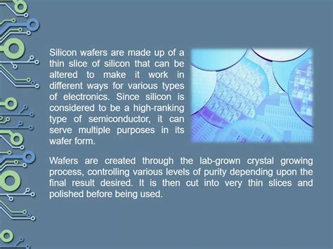 Silicon wafer uses | PPT | Free Download