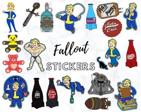 20 Fallout Stickers & Bundle Packs | Etsy