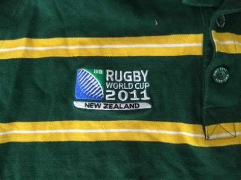 Sporting Memorabilia - SOUTH AFRICA SPRINGBOK WORLD CUP 2011 shirt was sold for R200.00 on 13 ...