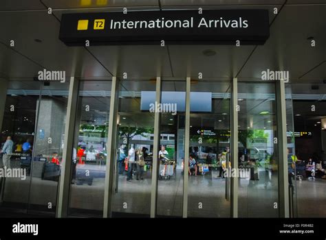 International Arrivals gate at Melbourne airport Stock Photo - Alamy