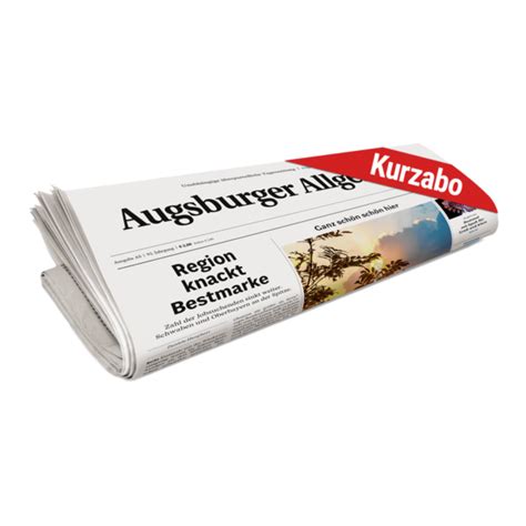 Augsburger Allgemeine Print-Abo | Angebote & Preise