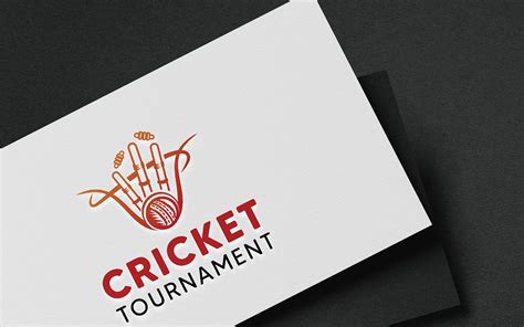 Cricket Tournament Logo Design Template - TemplateMonster