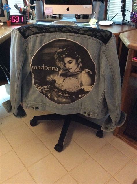 Madonna Jean Jacket - Virgin Tour | Graphic jackets, Madonna, Jackets