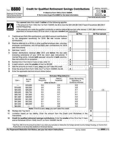 2018 Form IRS 8880 Fill Online, Printable, Fillable, Blank - pdfFiller