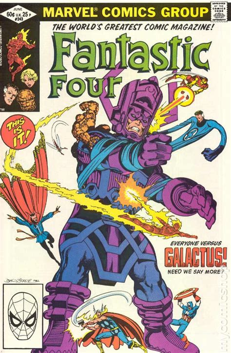 Fantastic Four comic books issue 243 1982