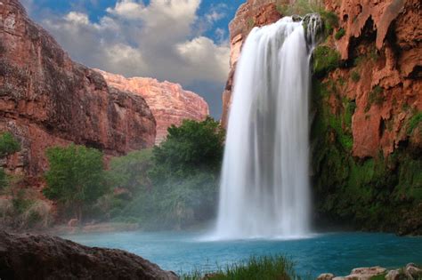 Les chutes Havasu en Arizona, Etats-Unis | Cascadas, Maravillas ...