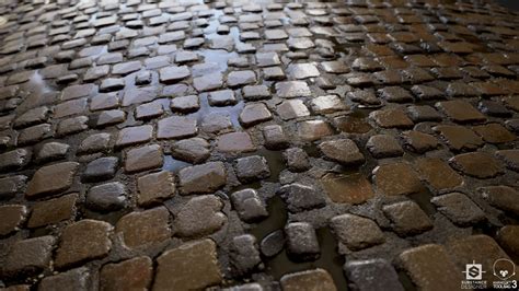 Cobblestone Floor by Karthik JCobblestone floor material study made in ...