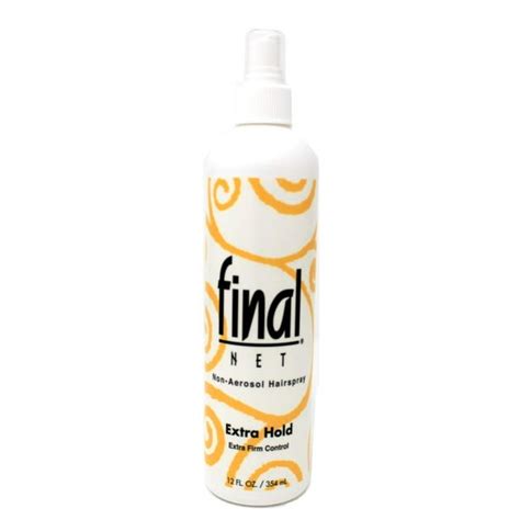 Final Net Hairspray, Non-Aerosol Extra Hold, Unscented - 12 Oz, 2 Pack - Walmart.com - Walmart.com