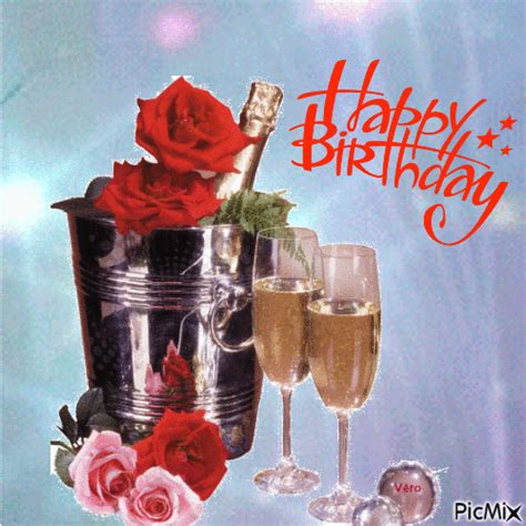 Happy Birthday Champagne Gif happy birthday images happy birthday ...