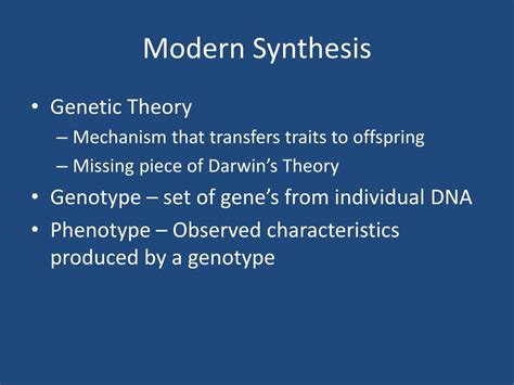 PPT - Modern Evolutionary Theory and Human Evolution PowerPoint Presentation - ID:2176076