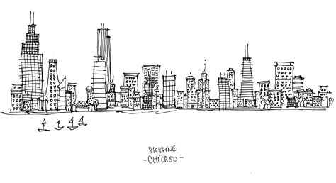 Boston Skyline Line Drawing at PaintingValley.com | Explore collection ...