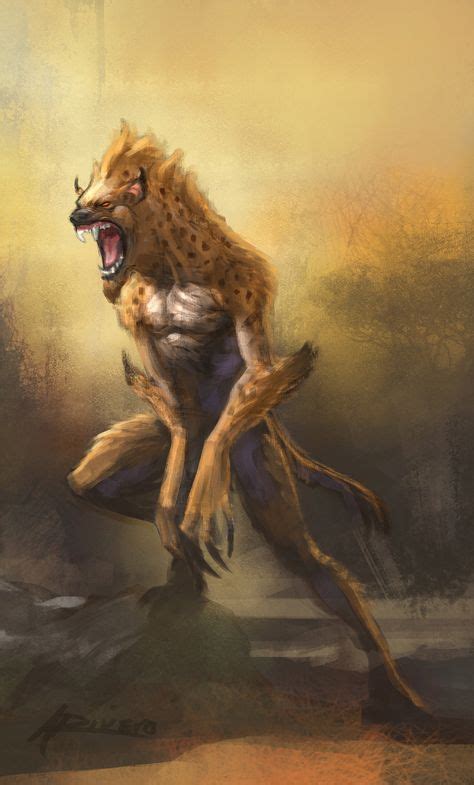 WereHyena, Anthony Rivero on ArtStation at https://www.artstation.com/artwork/werehyena-50ce6af1 ...