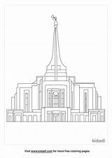 Lds Temple Coloring Page sketch template