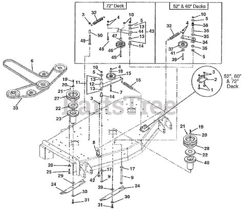 Gravely Mower Deck Parts List