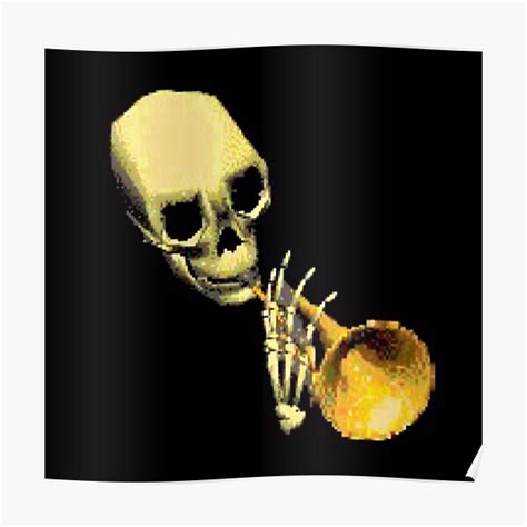 "Doot Skeleton" Poster by CodyGronk | Redbubble