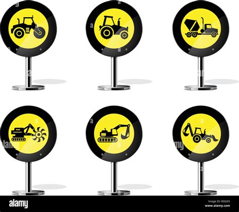 Road Sign Icons Stock Vector Image & Art - Alamy