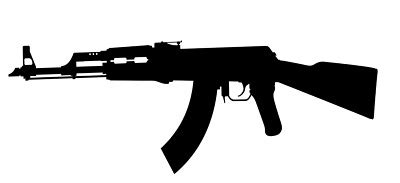 AK-47 Rifle vinyl decal - For Cars, Laptops, Sticker, Mirrors, etc. | eBay