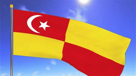 Flag of State of Selangor (Selangor Darul Ehsan) - YouTube