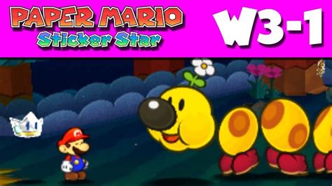 Paper Mario Sticker Star - Gameplay Walkthrough World 3-1 - Leaflitter ...