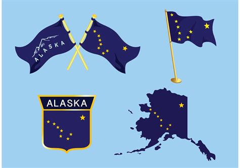 Alaska Flag Vectors - Download Free Vector Art, Stock Graphics & Images