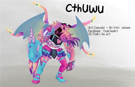 CthUWU skin concept : r/Smite