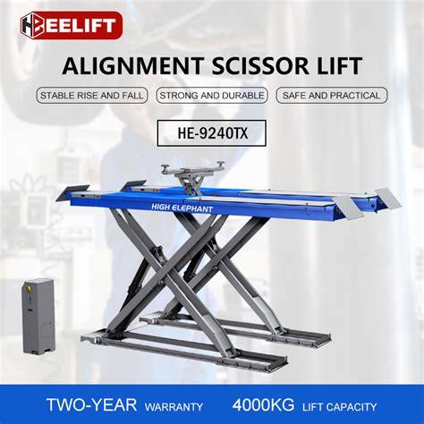 Low Rise Hydraulic Car Lift Car Auto Pneumatic Lift Auto Scissor Lift ...