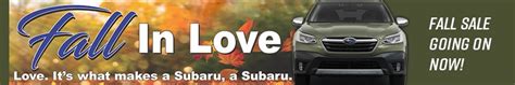 New Subaru Specials Near Portsmouth NH | McGovern Subaru