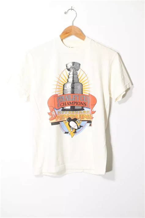 Vintage 1991 Pittsburgh Penguins Stanley Cup Champions T-shirt Made in ...