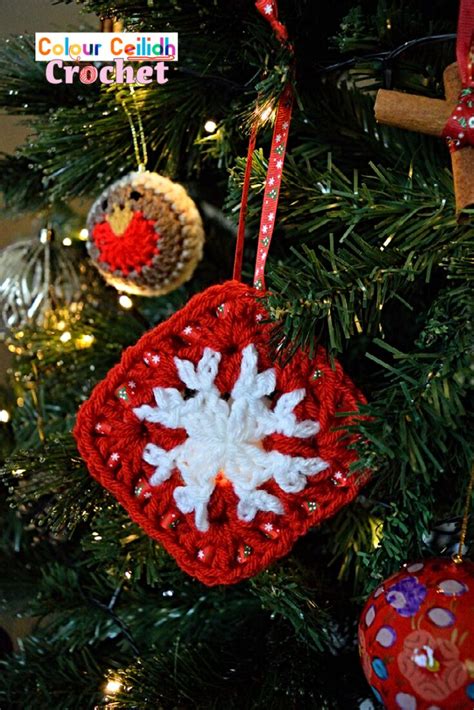 Crochet Patterns Galore - Crochet Snowflake Ornament