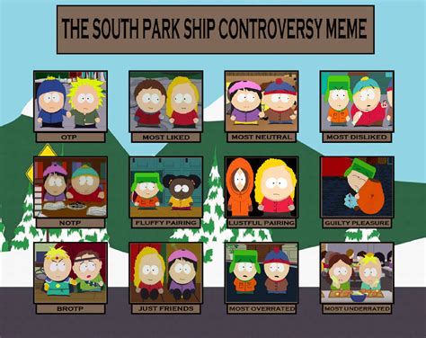 My South Park Ship Controversy Meme by MorganTheFandomGirl on DeviantArt