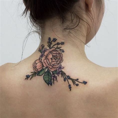 55+ Attractive Back of Neck Tattoo Designs - For Creative Juice