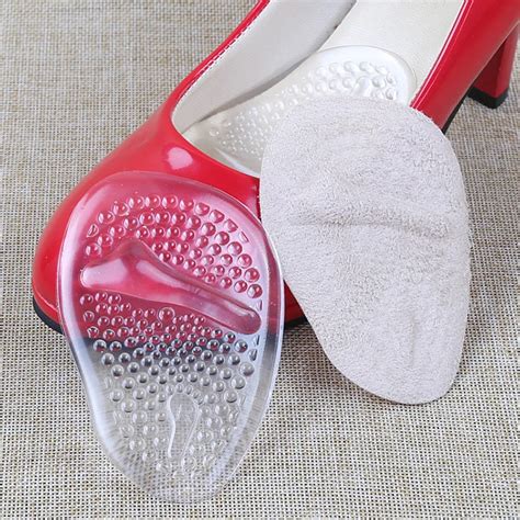 600PCS/ PAIRS Soft Gel Anti Slip Forefoot Shoe Pad For High Heels Pain Relief Massage Cushion-in ...