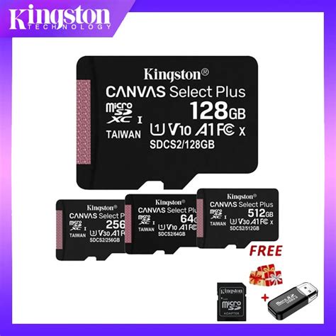 Kingston Memory Card SD Class 10 Flash 256GB 512GB 32GB 64GB TF 64GB ...