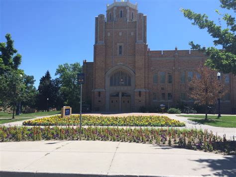 Good old Gunner Hall in Greeley, Colorado at the UNC campus. We had all of our District ...