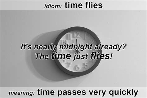 Idiom - Time flies - Funky English