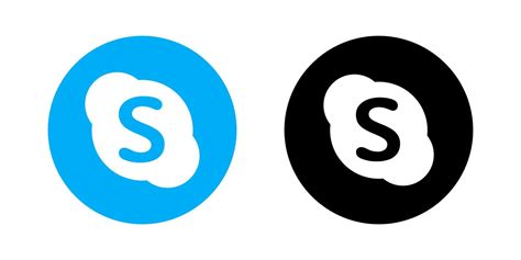 skype logo vector, skype icon free vector 18757790 Vector Art at Vecteezy