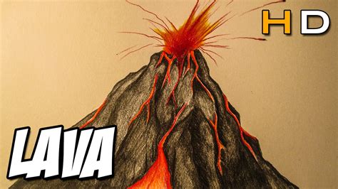 Volcano Drawing at GetDrawings | Free download